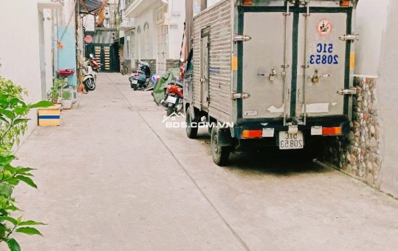 NHÀ HẺM XE HƠI 2 MẶT TIỀN - VƯỜN LÀI TÂN PHÚ - 1 LẦU - 2PN 2WC - HẺM TRƯỚC SAU THOÁNG ĐẸP - 0908074771